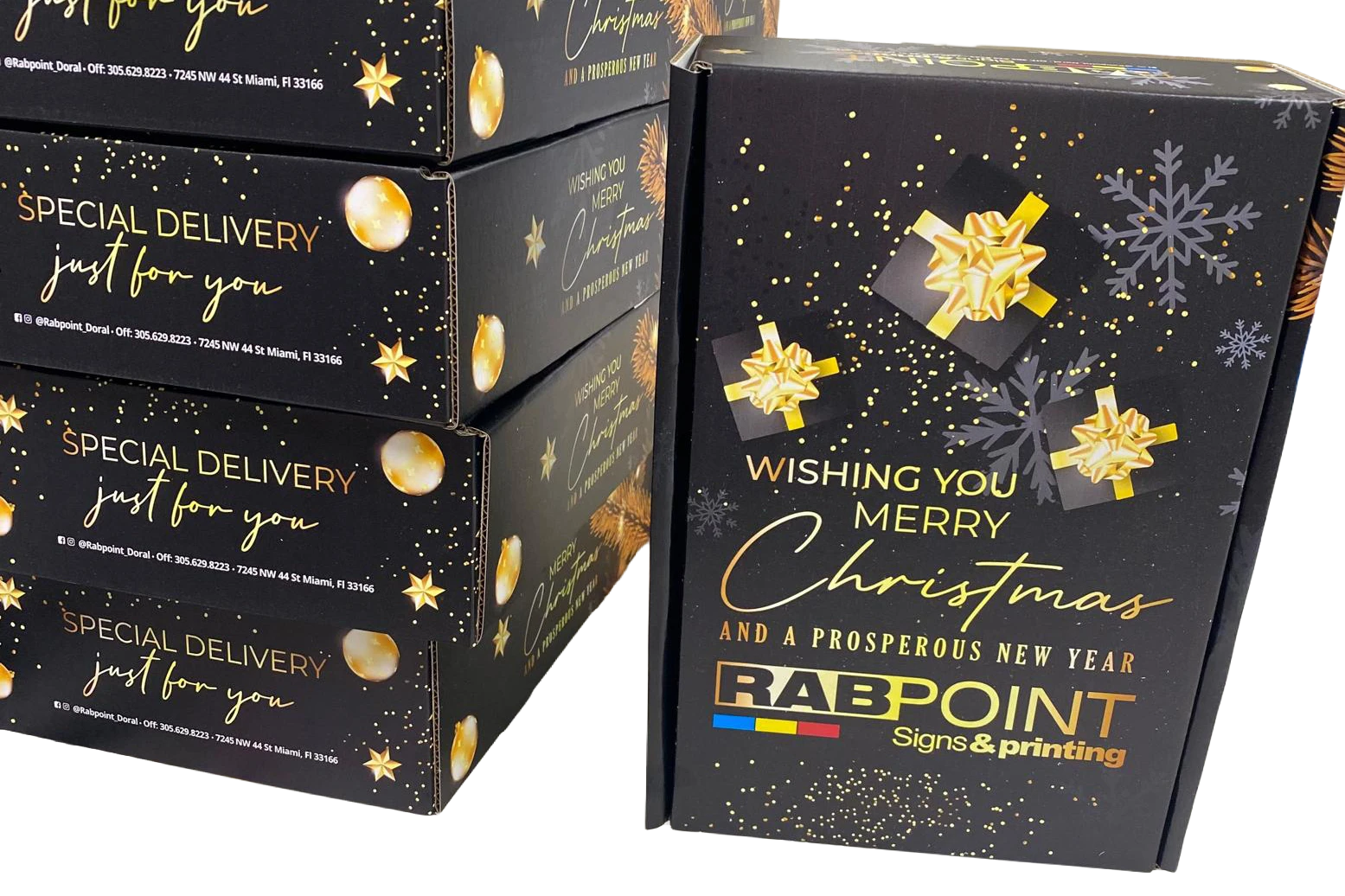 Custom packaging rab point