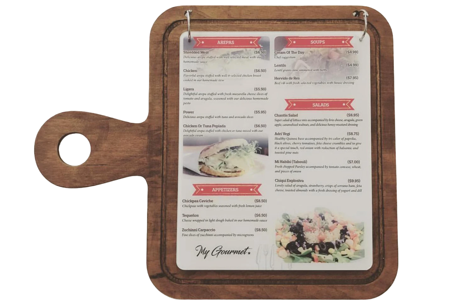printing signs my gourrmet