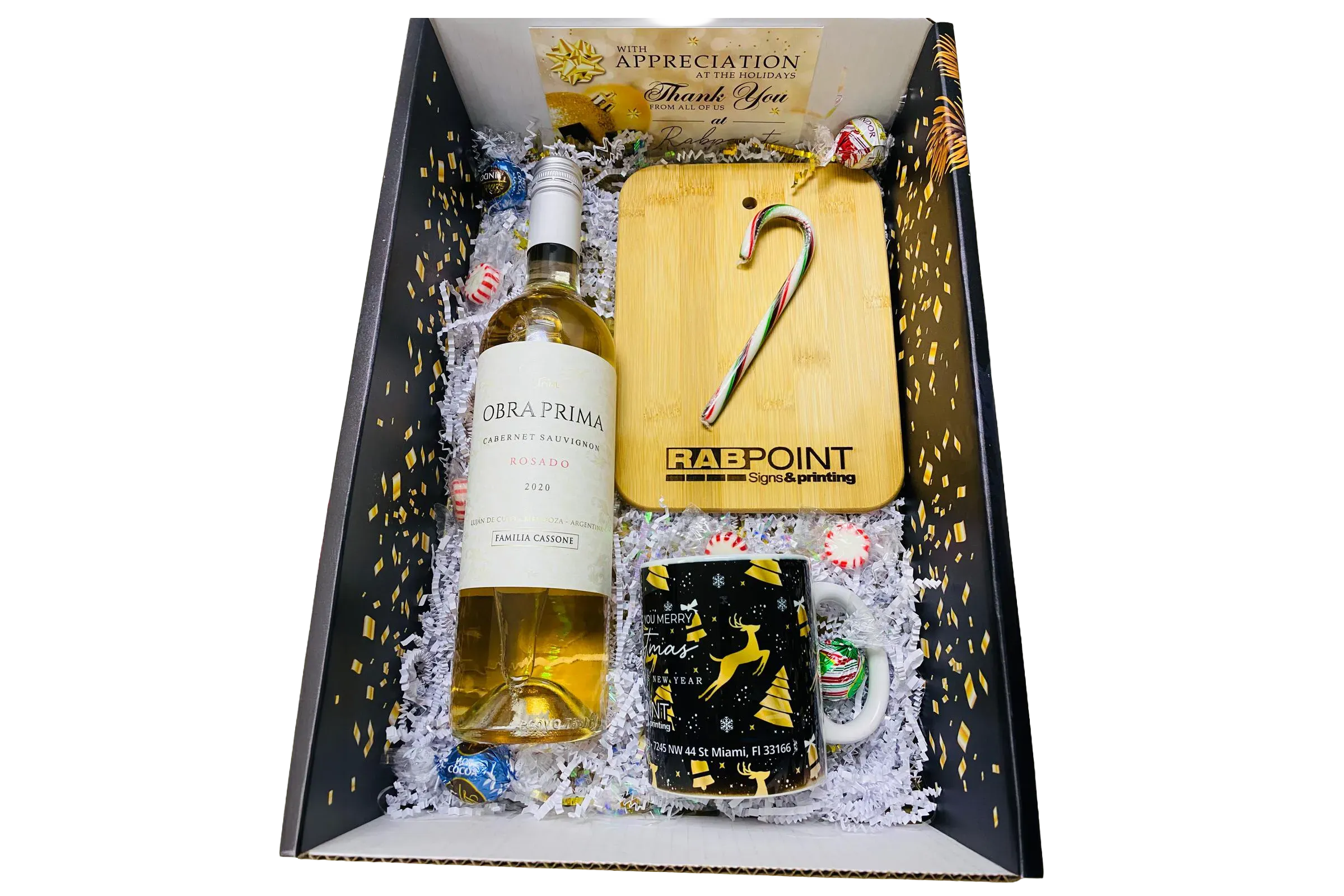 rab point custom packaging